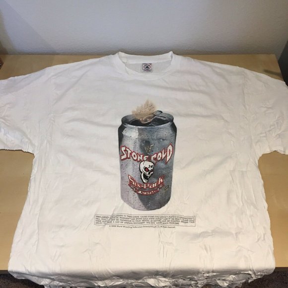 Delta/WWF Other - Vintage WWF Stone Cold T Shirt VHS Set Brand New